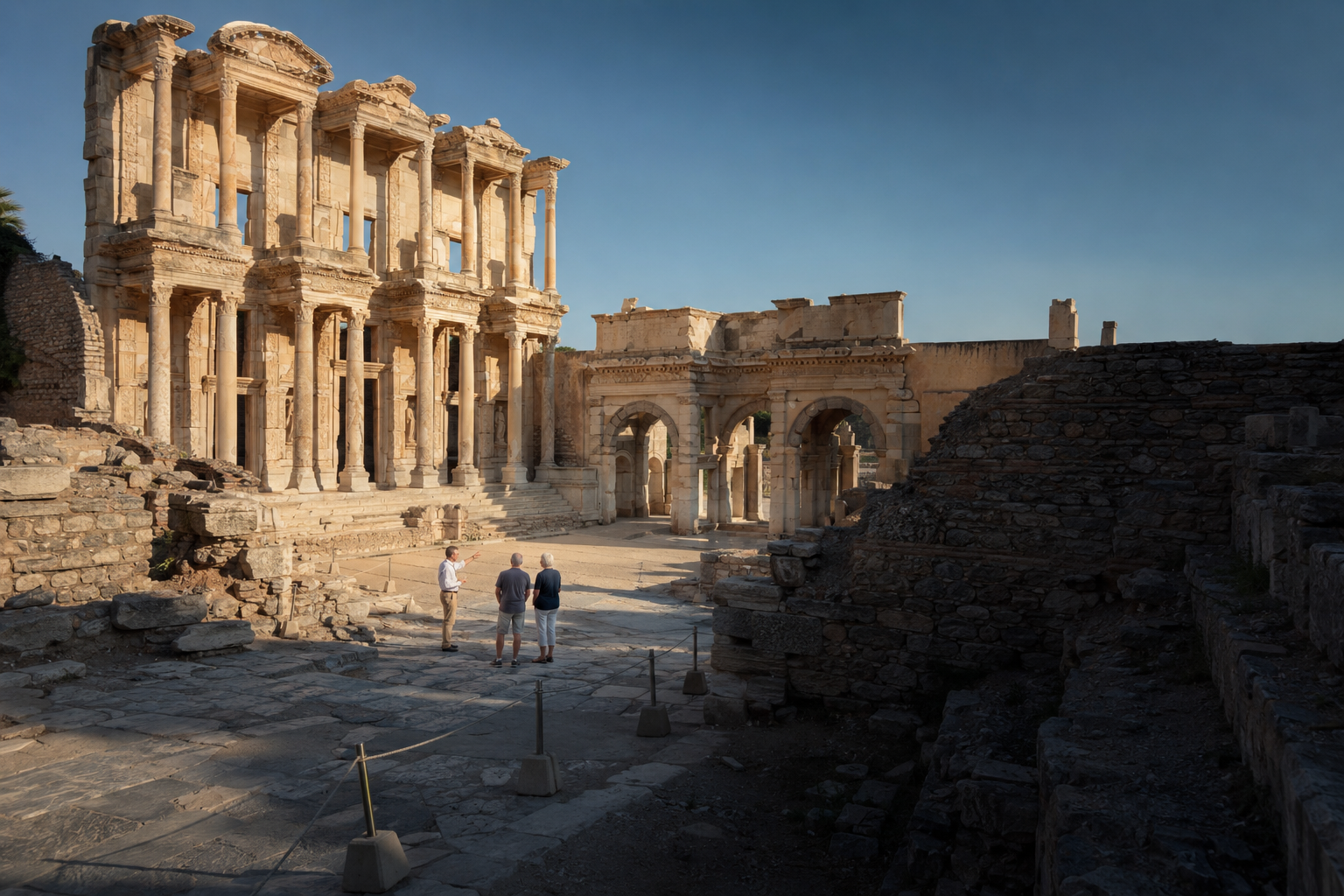 An atmospheric interpretation of ancient Ephesus used for the Experience Museum guide